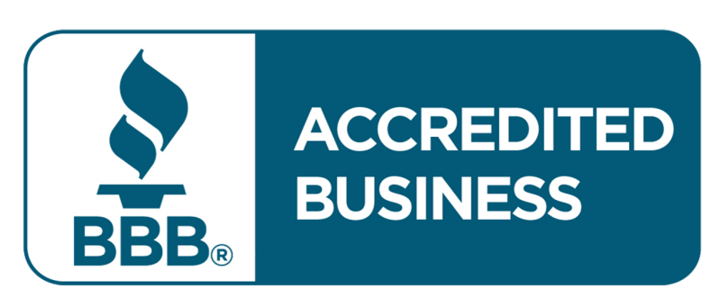 Accredited Business with the better business bureau the bbb.org