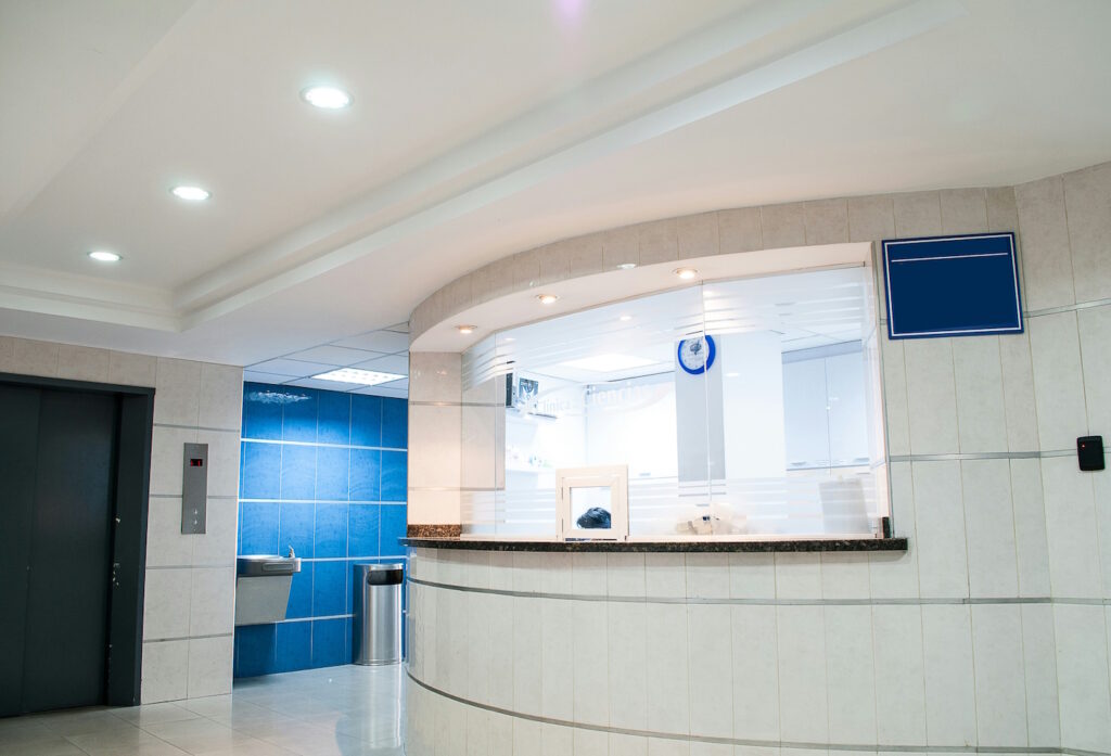 Doctor hospital waiting room. Haus of Life & Co